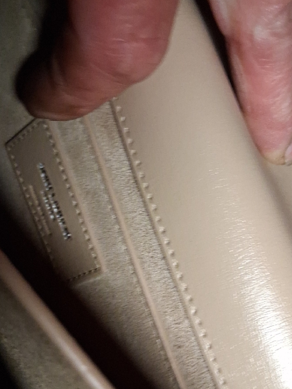Saint Laurent Beige Leather YSL Chain Crossbody Bag - Picture 5 of 12